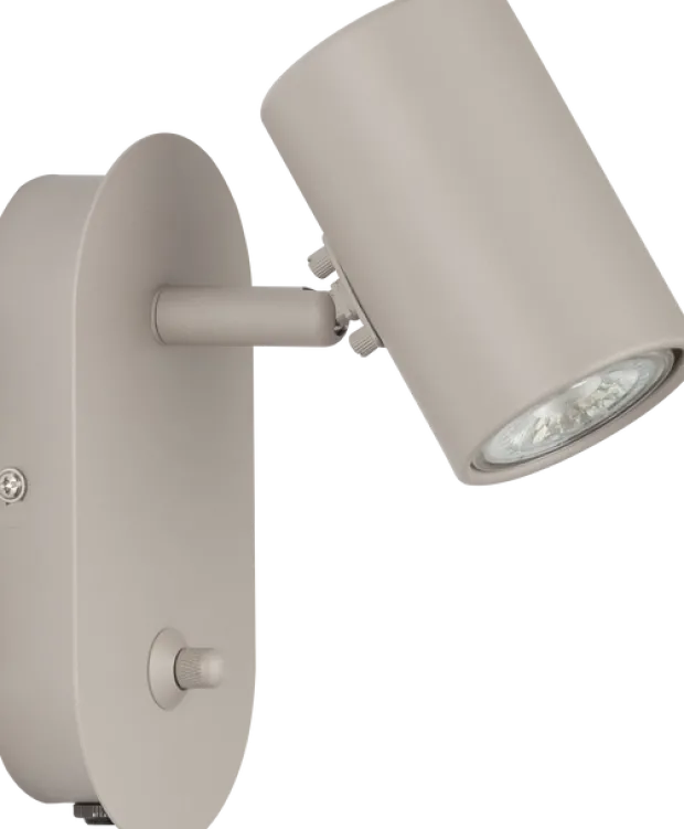 Noor II leselampe vegg 1lys 14cm beige