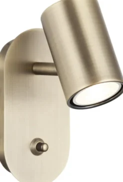 Noor II leselampe vegg 1lys 14cm messing