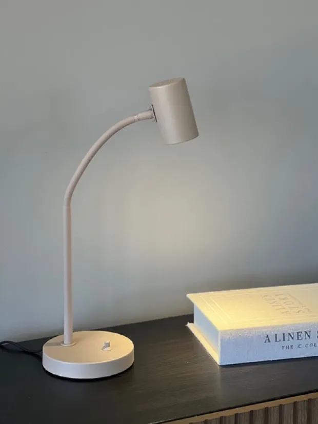 Noor II skrivebordslampe 45cm beige