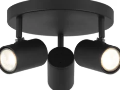 Noor II takspot 3lys 31cm sort