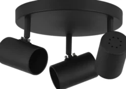 Noor II takspot 3lys 31cm sort