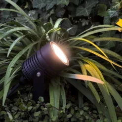 Nova LED utelampe spot IP65 sort