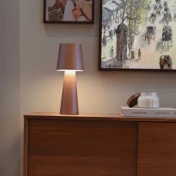 Nubian bordlampe 40cm brun
