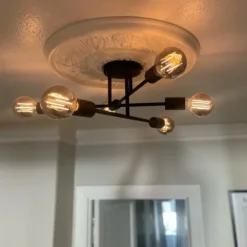 Oda plafond taklampe 58cm sort