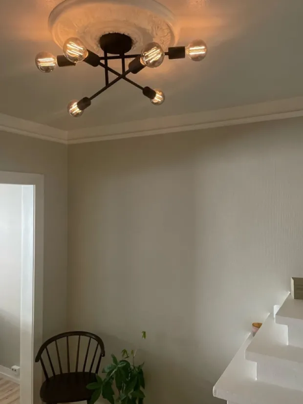 Oda plafond taklampe 58cm sort
