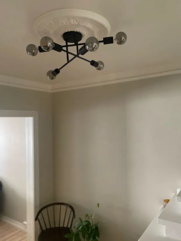 Oda plafond taklampe 58cm sort