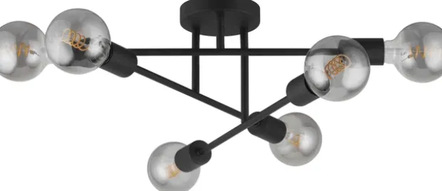 Oda plafond taklampe 58cm sort