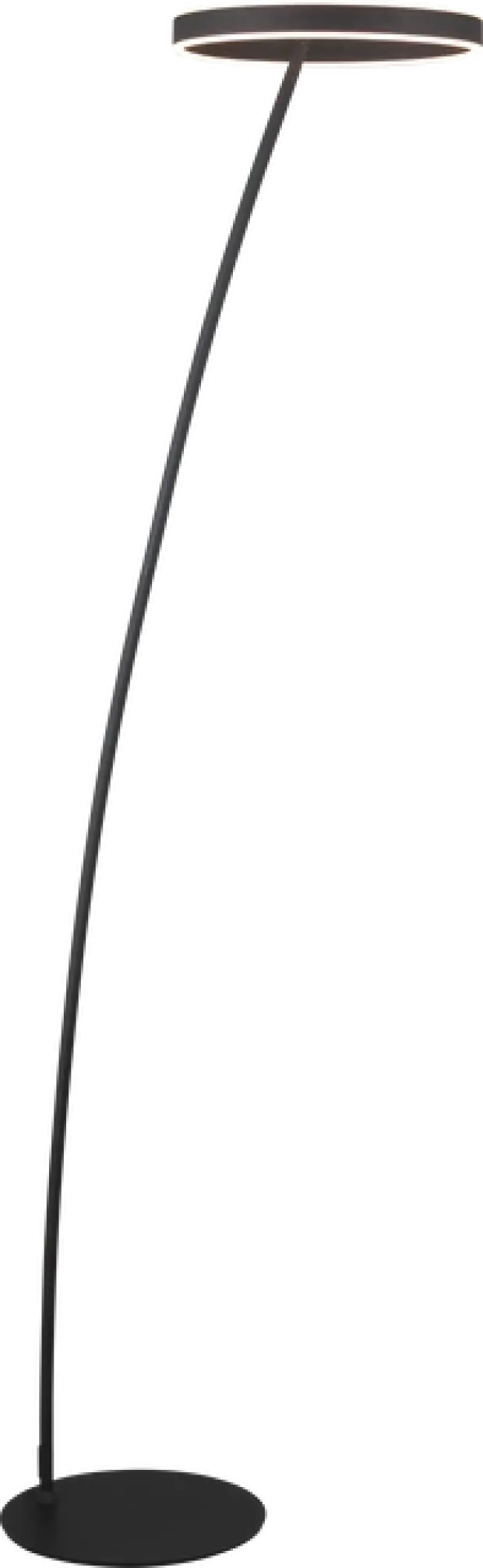 Orbit O-sirkel LED gulvlampe 175cm sort