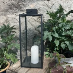 Oslo lykt 50cm sort