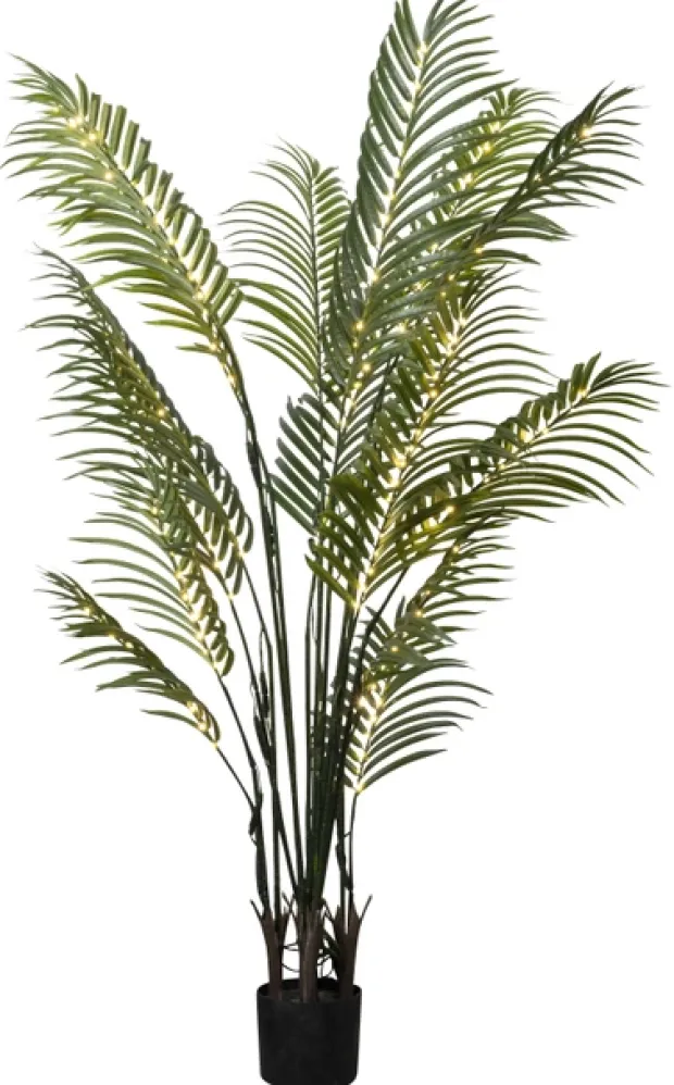 Palme LED IP44 180cm grønn