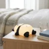 Panda sovende LED oppladbar bordlampe 16,4cm RGB
