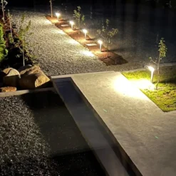 Pearl LED utelampe stolpe IP54 50cm grå