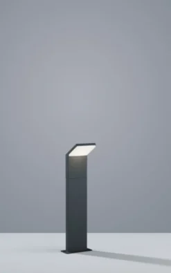 Pearl LED utelampe stolpe IP54 50cm grå
