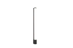 Piera LED vegg baderomslampe IP44 80cm sort