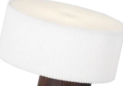 Pisa bordlampe 20cm brun