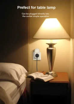 Plug In dimmer 100W hvit