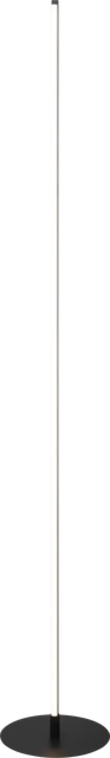 Pole LED gulvlampe 160cm sort