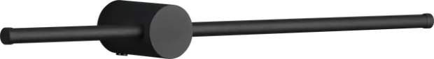 Pole LED vegglampe 60cm sort