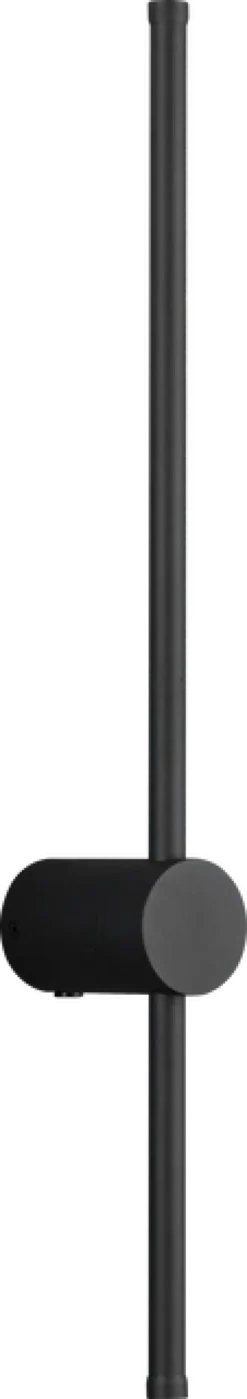 Pole LED vegglampe 60cm sort