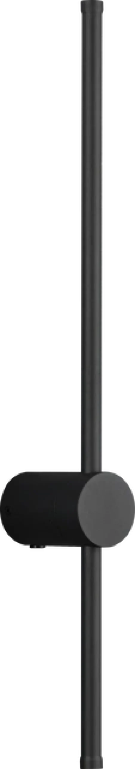 Pole LED vegglampe 60cm sort
