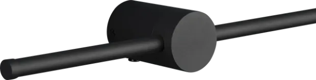 Pole LED vegglampe 60cm sort