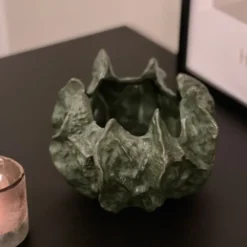 Potte keramikk 19cm grønn