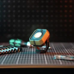 Power mini LED oppladbar arbeidslampe IP65 grønn