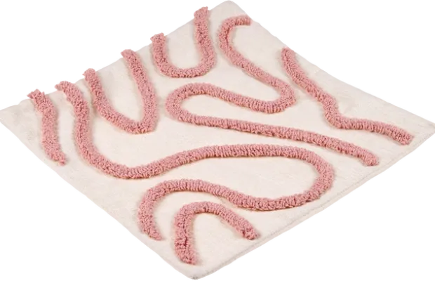 Putetrekk mønster 45cm rosa