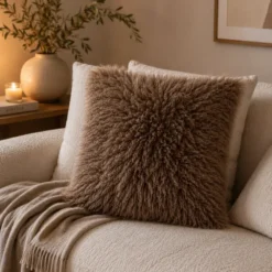 Putetrekk pels 45cm brun