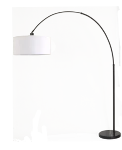 Rauma gulvlampe med skjerm 227cm sort