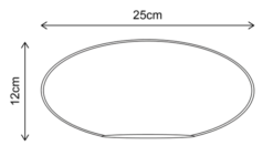 Reserveglass Bianca bordlampe 25cm opal