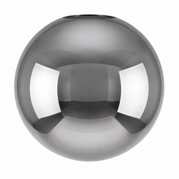 Reserveglass Leana taklampe 25cm krom