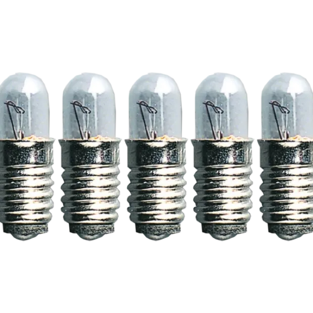 Reservepære E5 0,8W 12V 5pk.