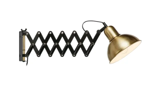 Riggs vegglampe 18,5cm messing