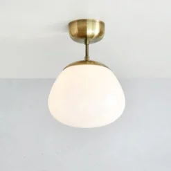 Rise plafond taklampe 25cm messing