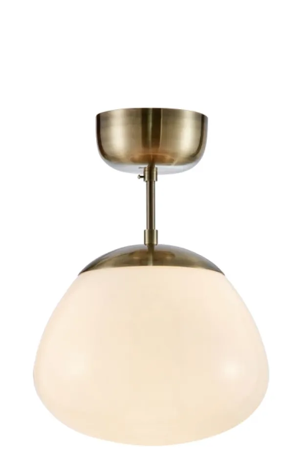 Rise plafond taklampe 25cm messing
