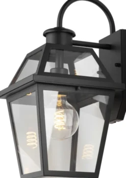 Rjukan utelampe vegg IP44 47cm sort