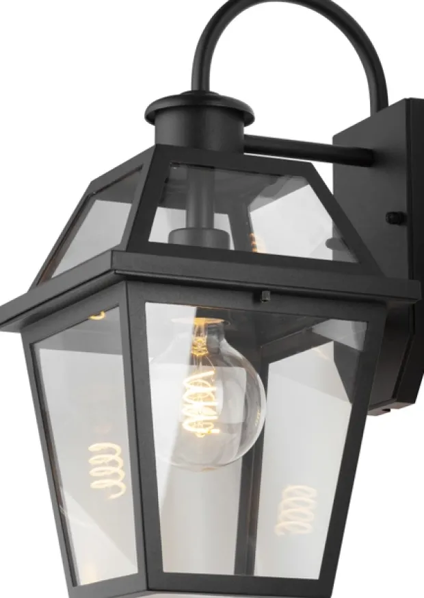 Rjukan utelampe vegg IP44 47cm sort