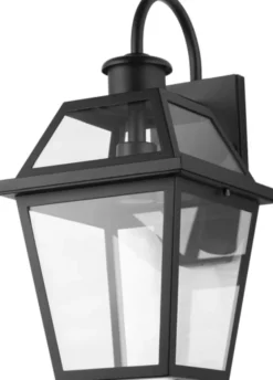 Rjukan utelampe vegg IP44 47cm sort