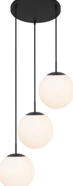 Rondell Ball taklampe 3lys 35cm hvit
