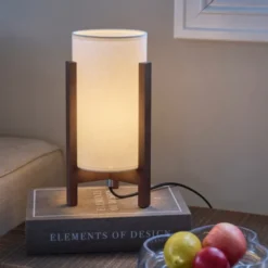 Rotunda bordlampe 32cm brun