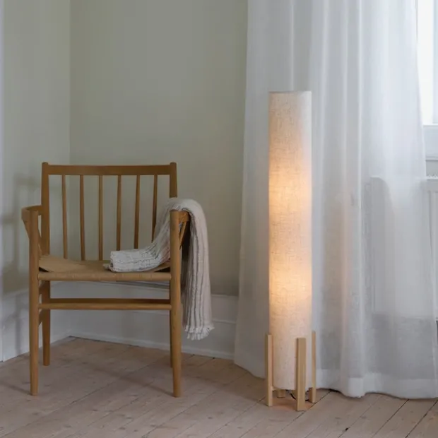 Rotunda gulvlampe 110cm natur