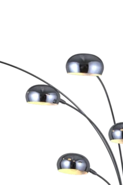Seba gulvlampe 5lys 207cm krom
