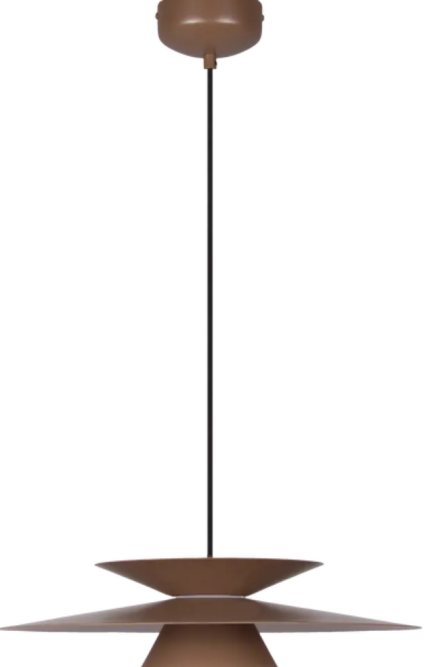 Selin LED taklampe 45cm brun