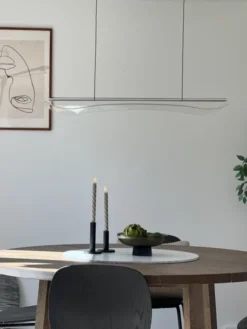 Shape LED taklampe 100cm klar