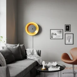 Shelby vegglampe 50cm sort