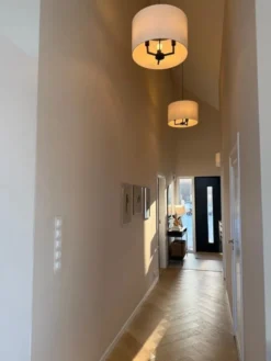 Skeikampen II taklampe 55cm hvit