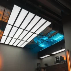 Slim LED panel 120cm hvit