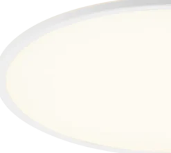 Slim LED plafond taklampe IP44 54cm hvit