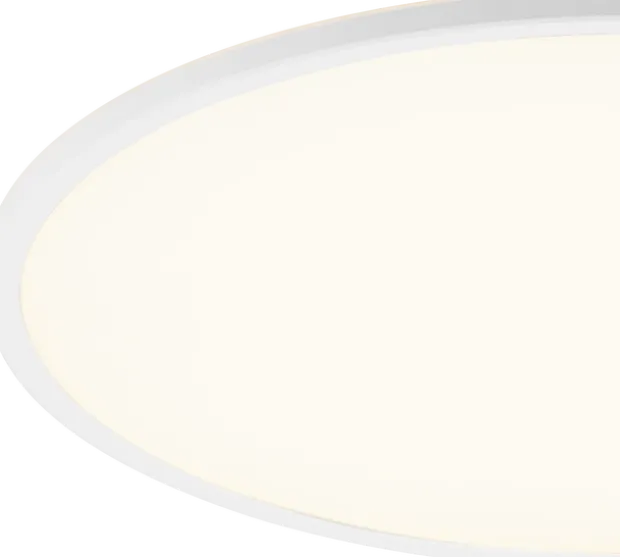 Slim LED plafond taklampe IP44 54cm hvit